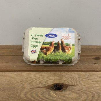 6 Free Range Large Eggs